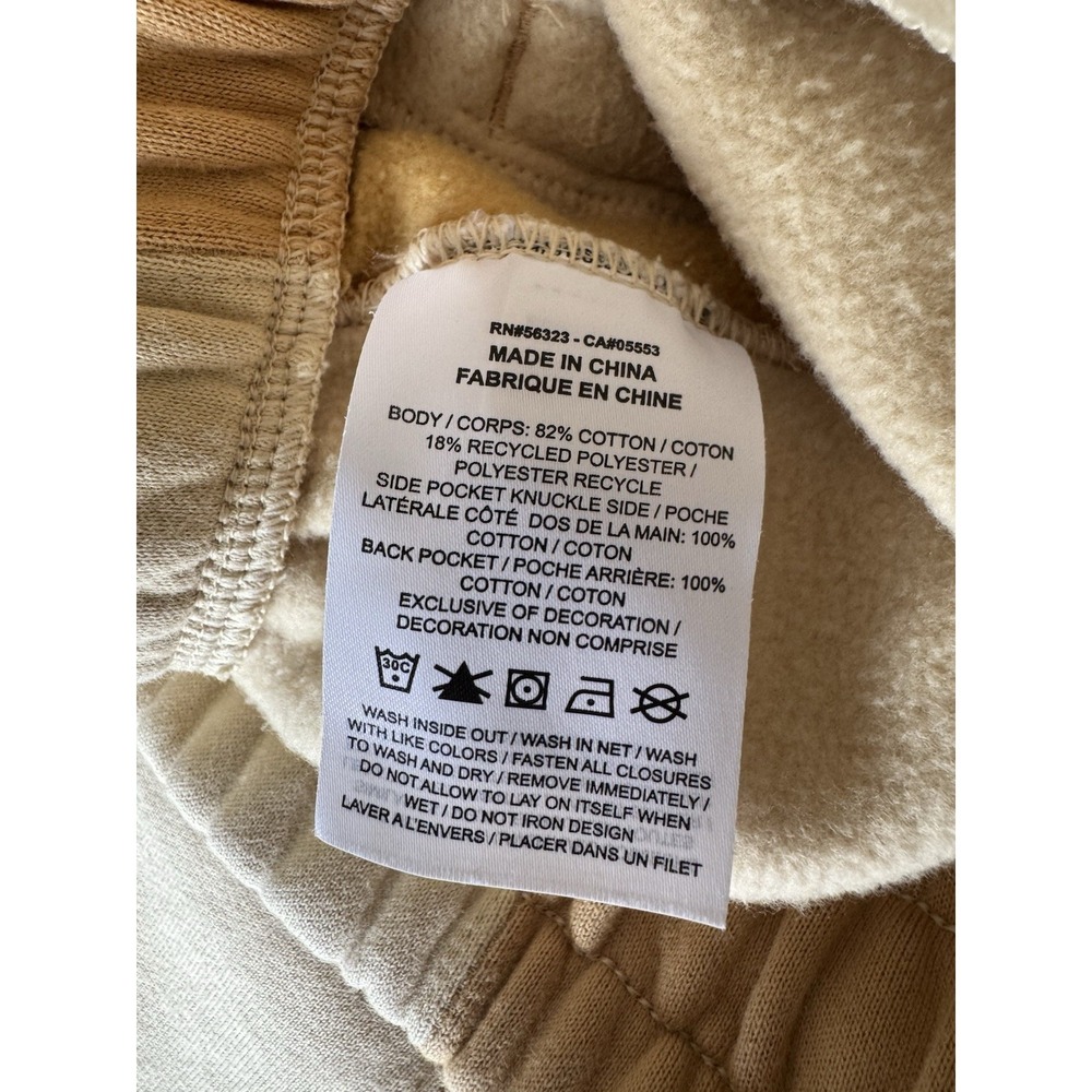 Jordan Women's Fleece Jogger Pants S Team Gold Club Gold CQ6673-783 Zip - Picture 10 of 13